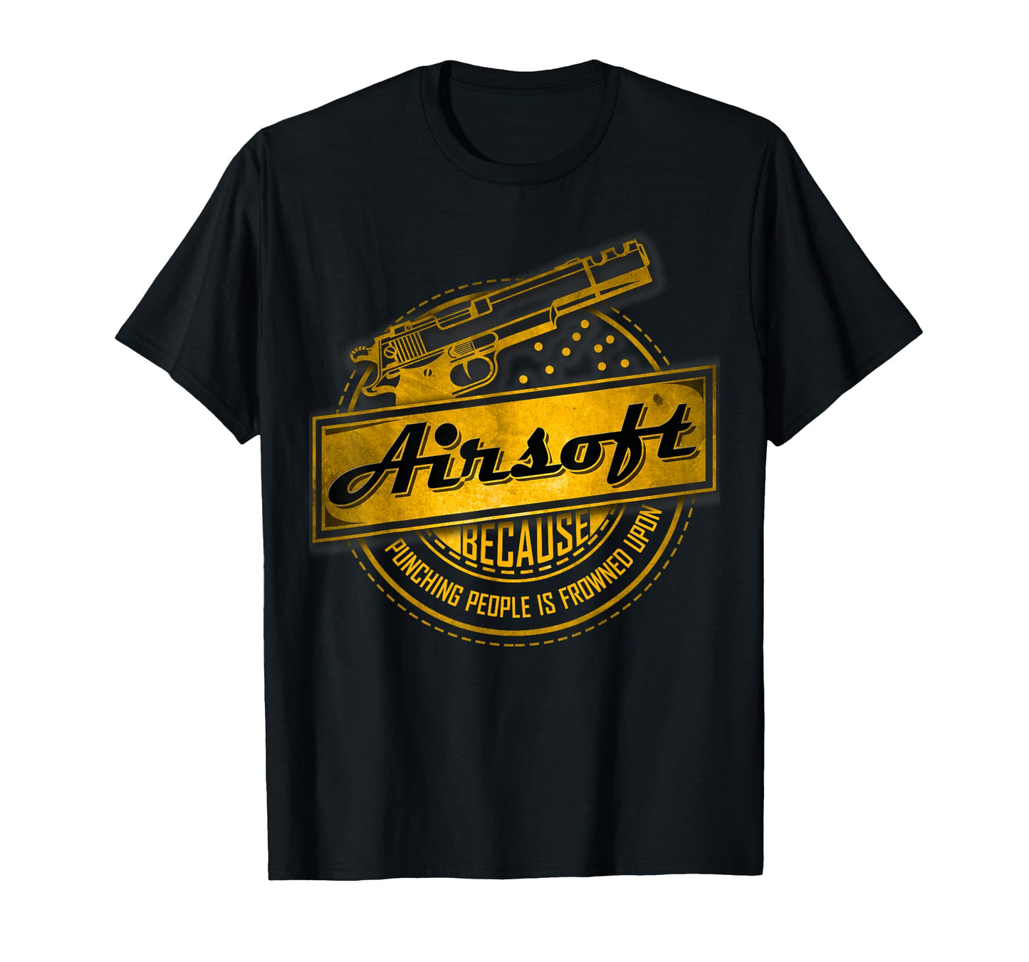 Funny Airsoft T-Shirt | Airsoft Not Punching Sports Tee T-Shirt