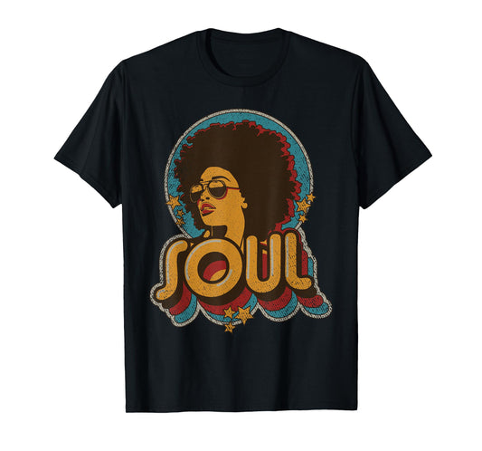 70s Funk Afro Soul Retro Vintage 70s Retro Soul tee T-Shirt