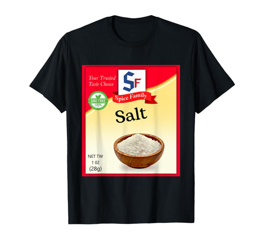 Salt Condiment Costume Holiday Spice Costumes T-Shirt