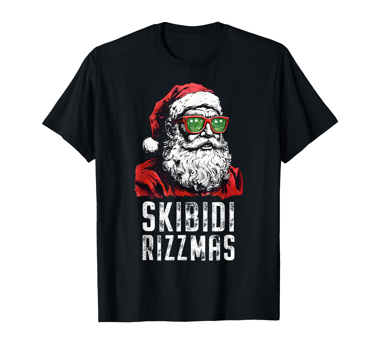Skibidi Rizzmas Christmas Rizz Santa Claus Charisma Kid Cool T-Shirt