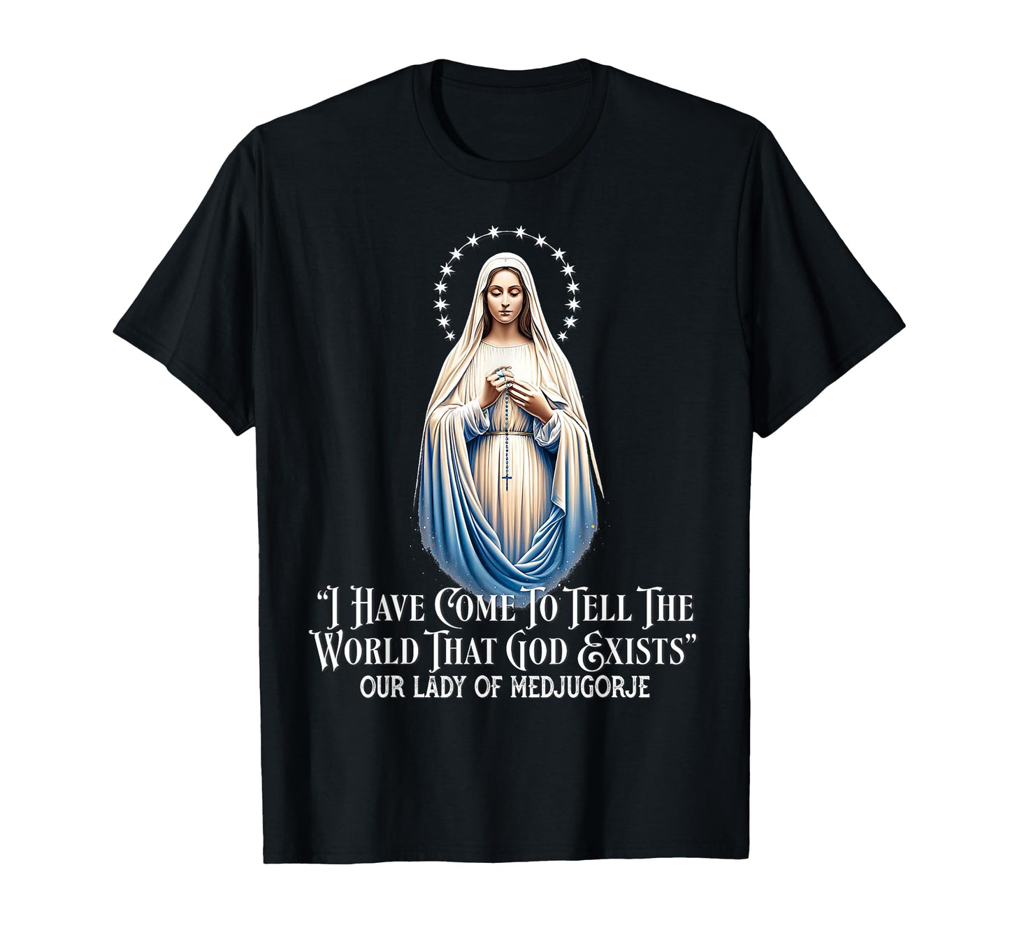 Our Lady of Medjugorje Pilgrimage Marian Catholic T-Shirt