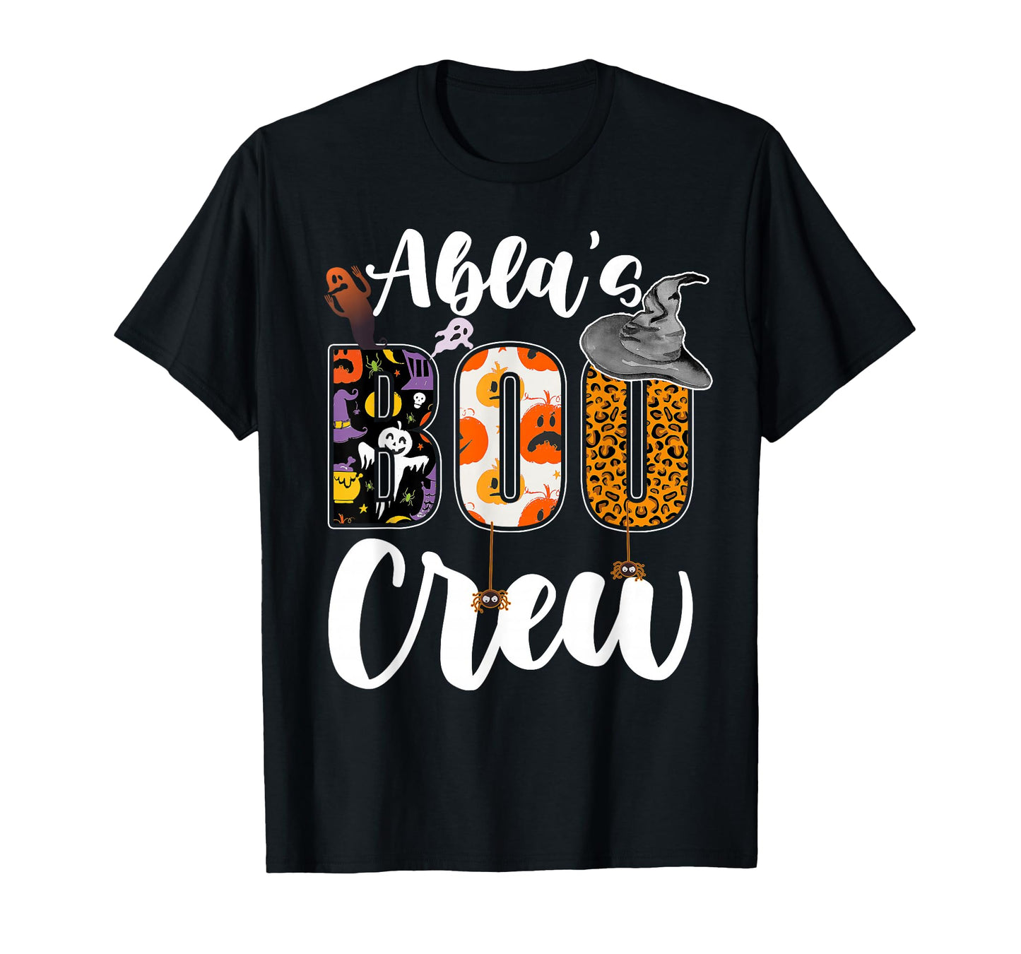 Abla's Boo Crew Halloween Aunt Nephew Niece Matching T-Shirt