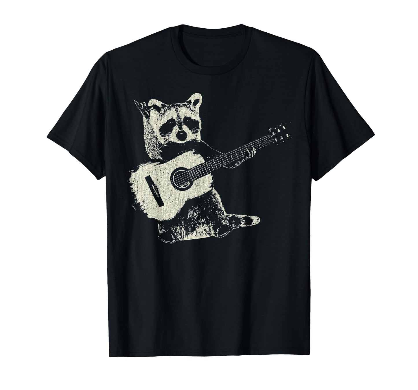 Eagerlys Raccoon Playing Guitar Vintage Raccoon Play Guitar T-Shirt