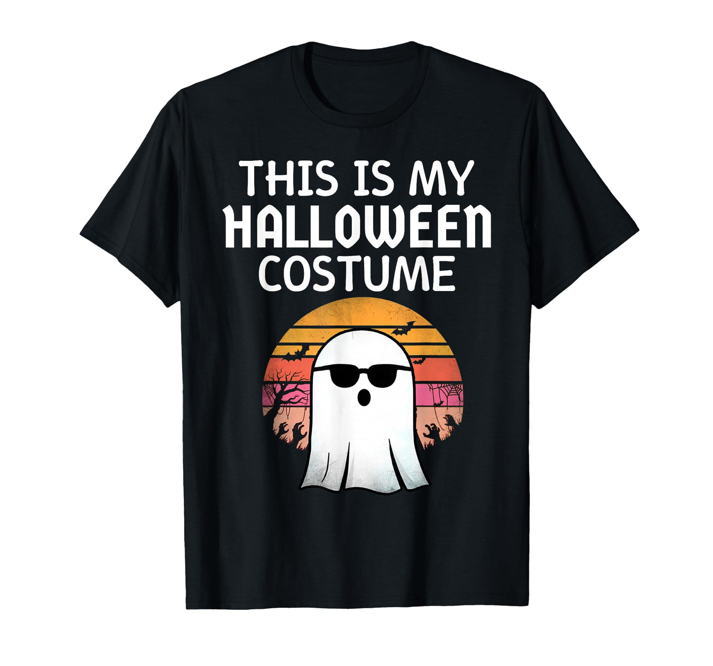 This is My Halloween Costume Men Women Kids Retro Ghost T-Shirt