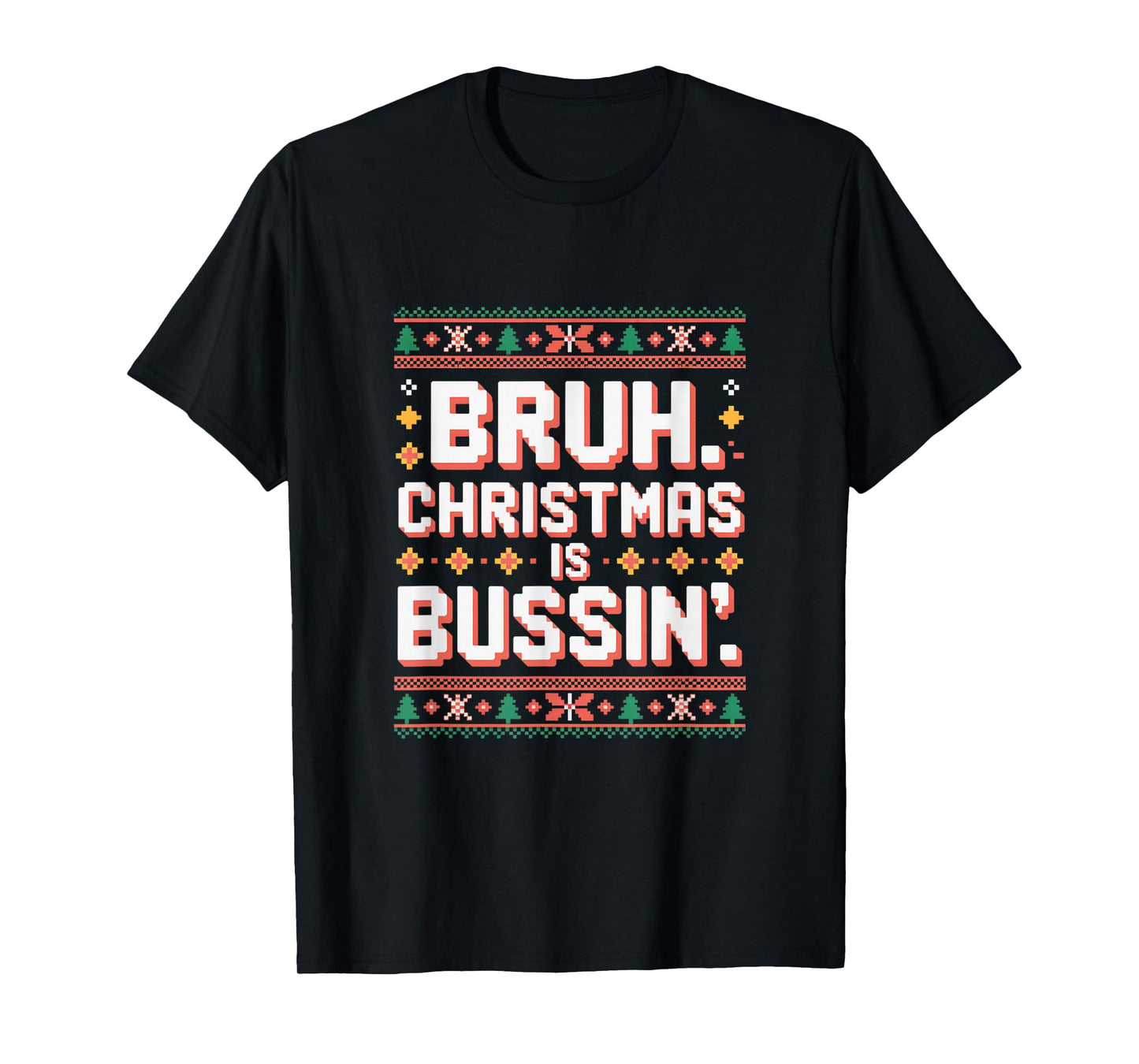 Funny Gen Alpha Gen Z Slang Funny Christmas Sweater T-Shirt