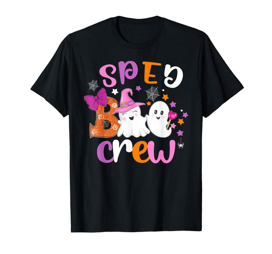 SPED Boo Crew Halloween Speech Therapy shirt SPED Halloween T-Shirt