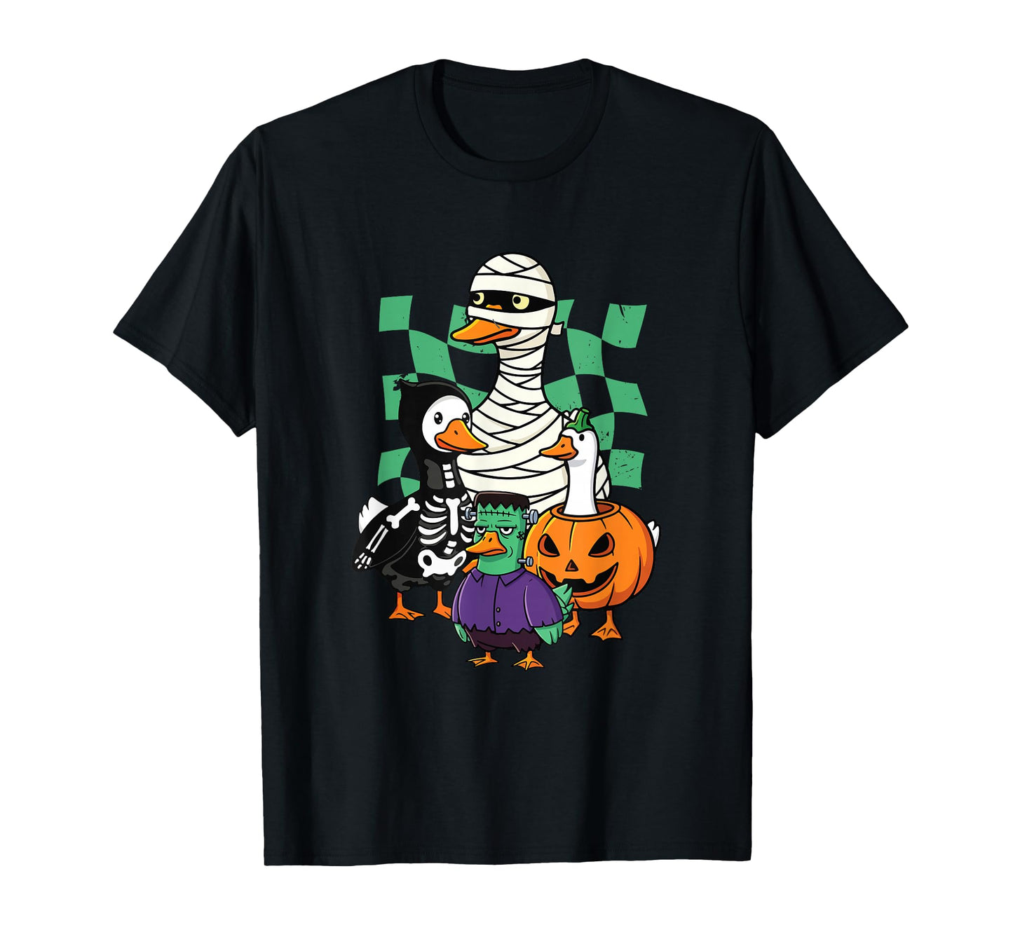 Just A Spooky Goose Halloween Silly Goose Funny Halloween T-Shirt