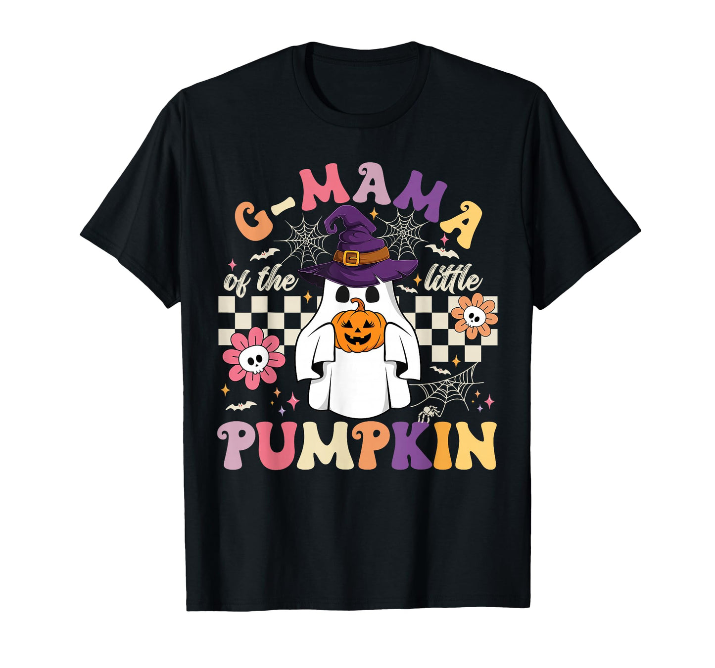 G Mama of The Little Pumpkin Halloween Spooky Ghost T-Shirt