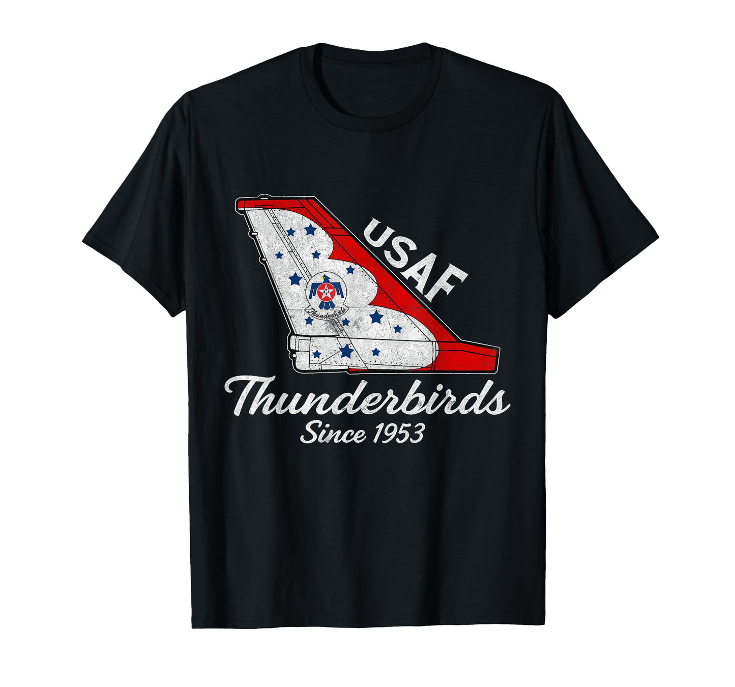 USAF Thunderbirds F16 57th Wing Vintage Airshow Gift Tee T-Shirt
