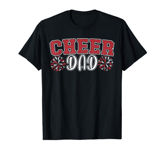 Proud Cheer Dad My Favorite Cheerleader Calls Me Daddy Men T-Shirt