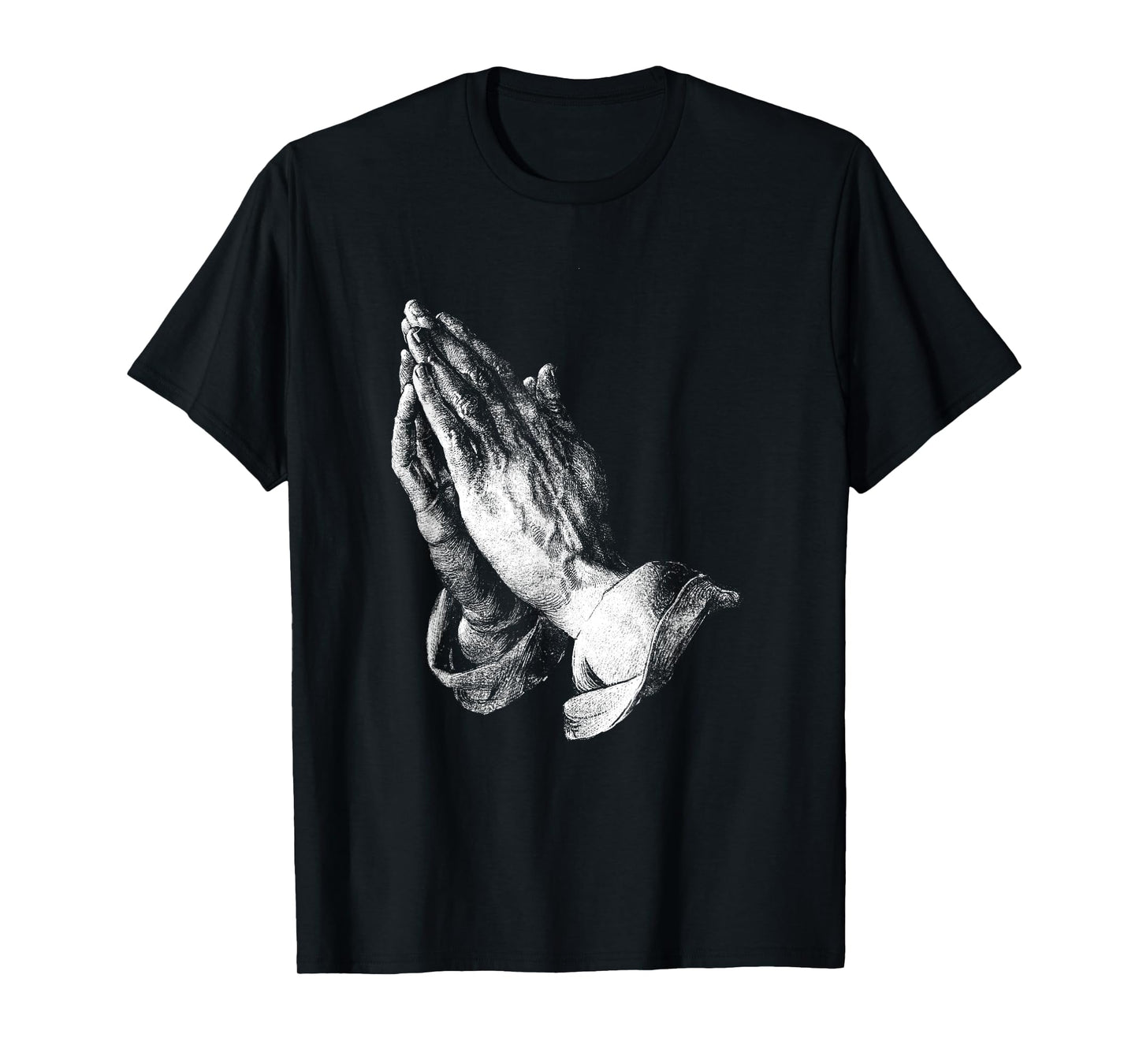 Praying Hands by Albrecht Dürer Christian Prayer Faith T-Shirt, Small