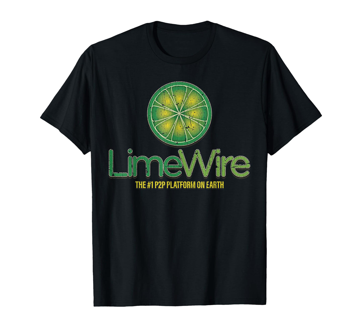 Vintage Funny Lime Wire Retro P2P Computer System Lover T-Shirt