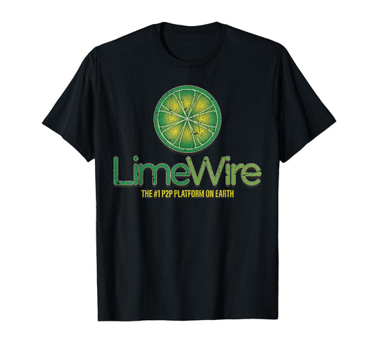 Vintage Funny Lime Wire Retro P2P Computer System Lover T-Shirt