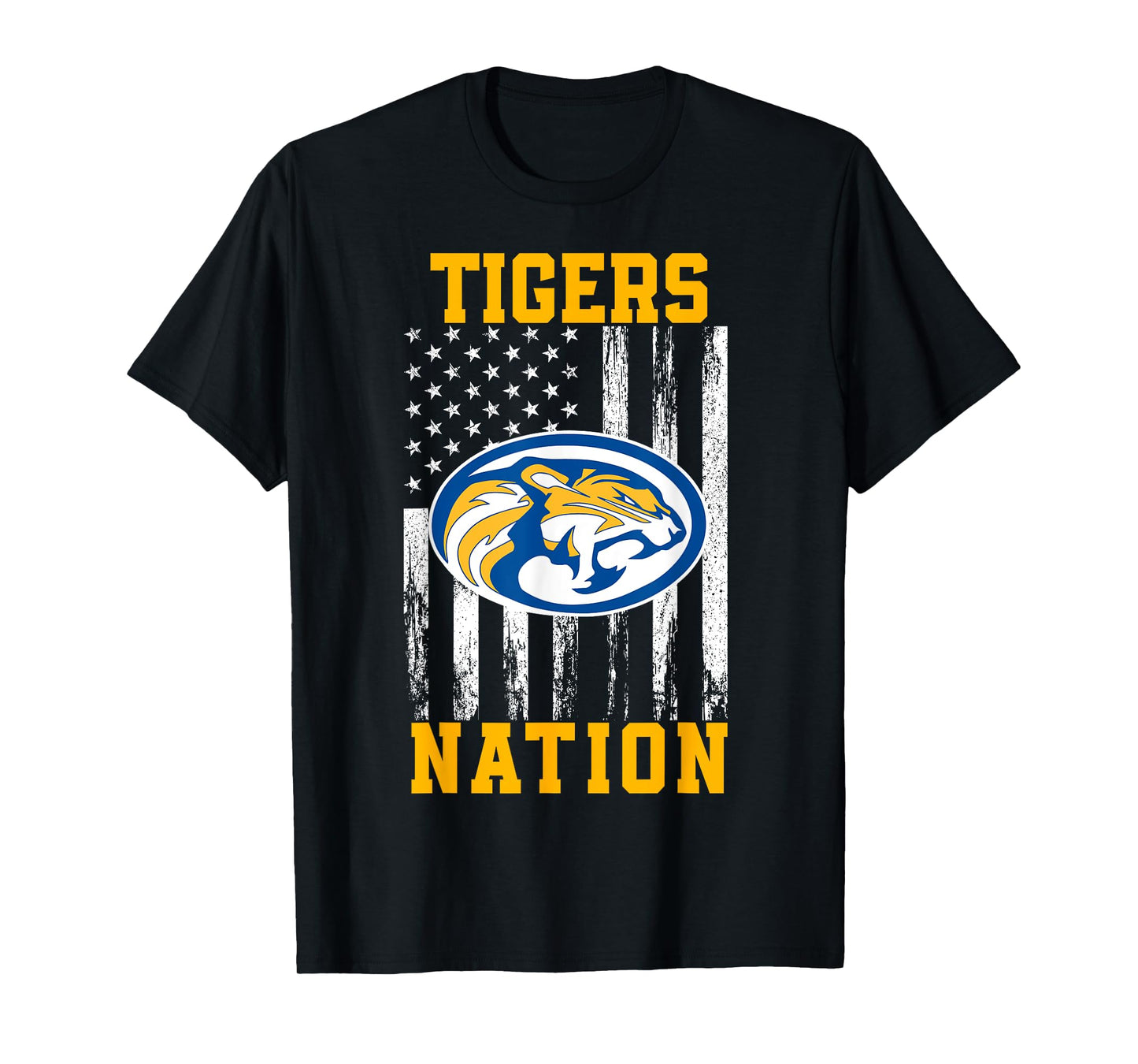 Bland Tigers Logo Nation HS T-Shirt