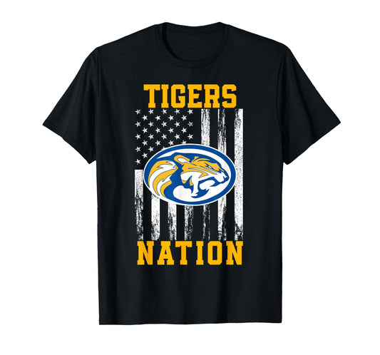 Bland Tigers Logo Nation HS T-Shirt