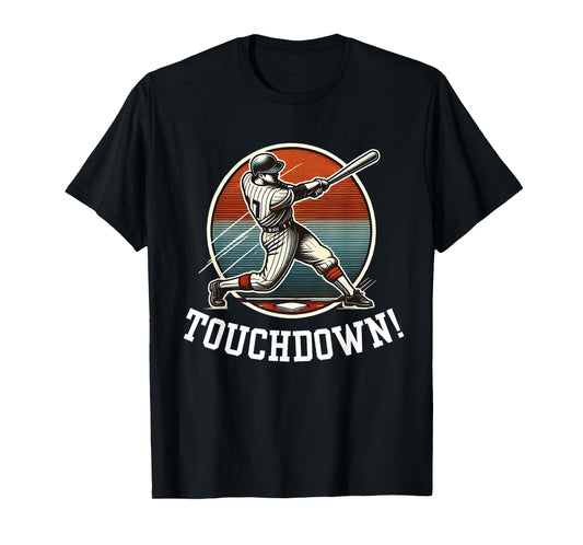 Touchdown Homerun Sports Mash Up Football Baseball Funny T-Shirt