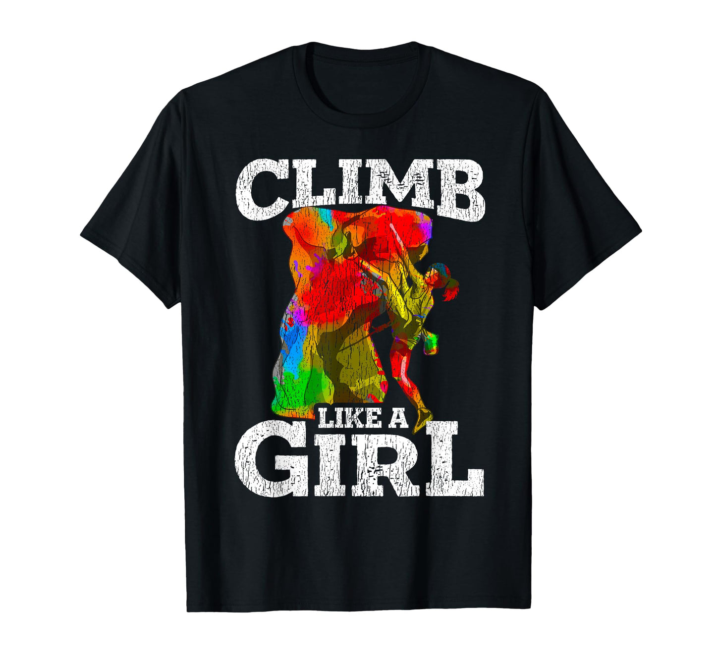 Rock Climbing Bouldering T-Shirt Hiking Wall Climber Gift T-Shirt