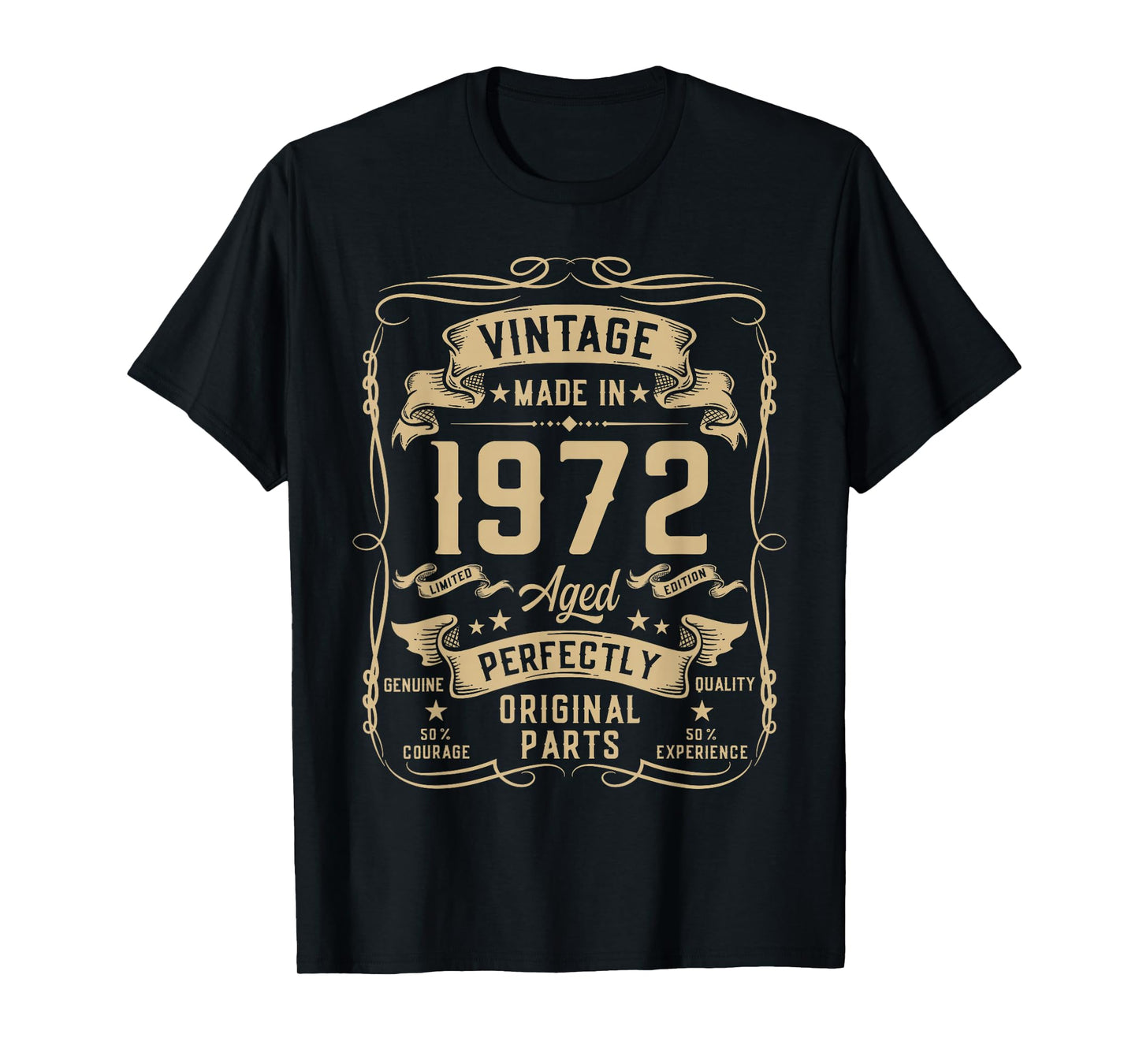 Vintage 1972 53yr 53rd Birthday Gifts for Men 53 Years Old T-Shirt