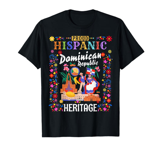 Dominican Flag Idea Kids Latin Heritage República Dominicana T-Shirt