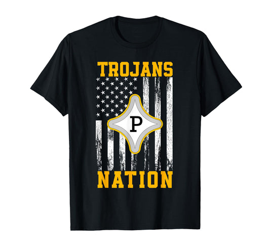 Peach County Trojans Logo Nation HS T-Shirt