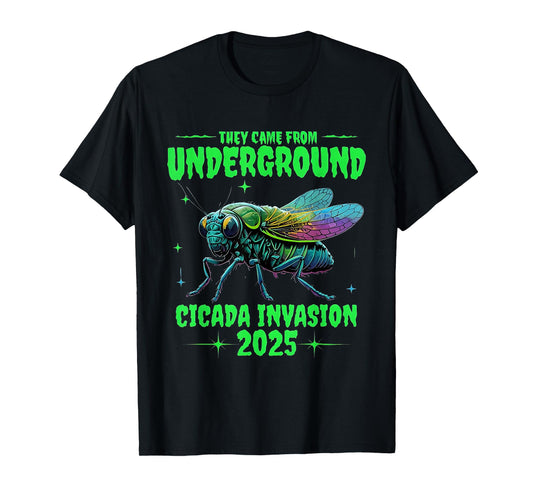 CICADA BROOD THEY'RE BACK RETURN OF THE CICADAS 2025 T-Shirt