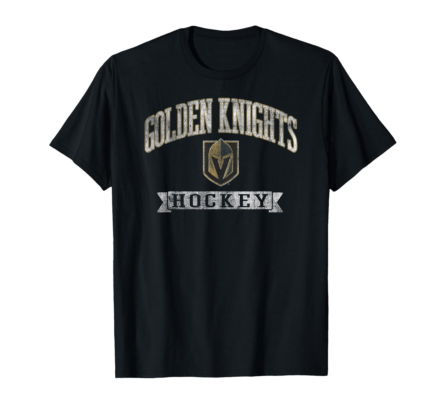 Vegas Golden Knights Vintage Hockey Dark Heather Licensed T-Shirt