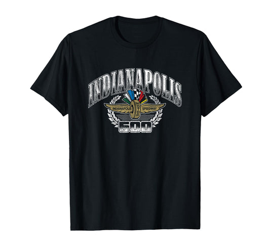 Indy 500 Indianapolis Motor Speedway Vintage Distressed Logo T-Shirt