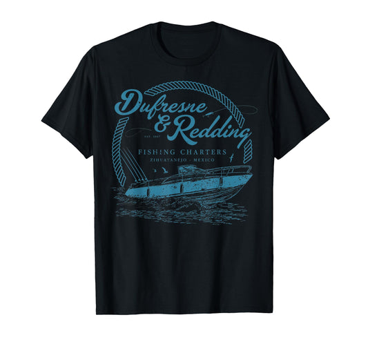 Retro Vintage Dufresne And Redding Fishing Charters Lover T-Shirt
