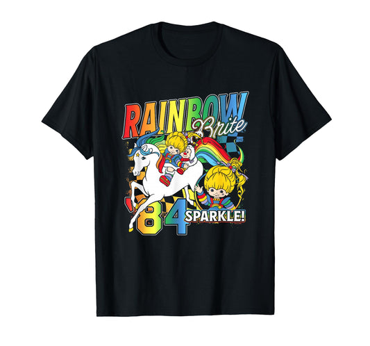 Rainbow Brite 84 Sparkle! Vintage Poster T-Shirt