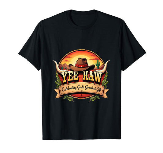 VBS 2025 Celebrating Greatest Yee Haw Camp Youth T-Shirt