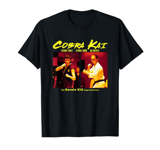 Cobra Kai The Saga Continues Poster T-Shirt