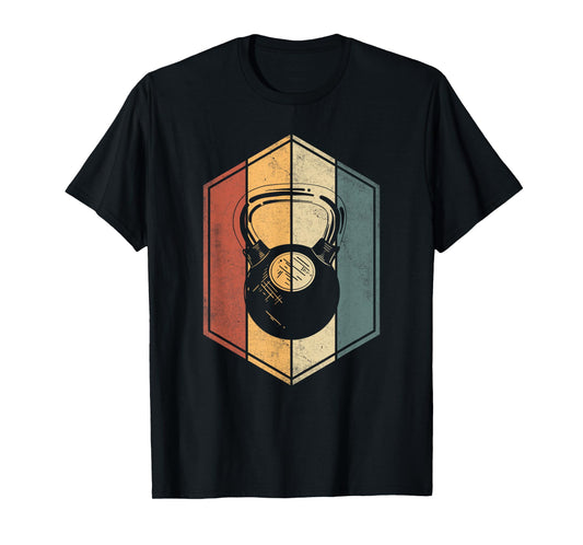 Workout Gifts Vintage Kettlebell Fitness Gym Weight Lifting T-Shirt
