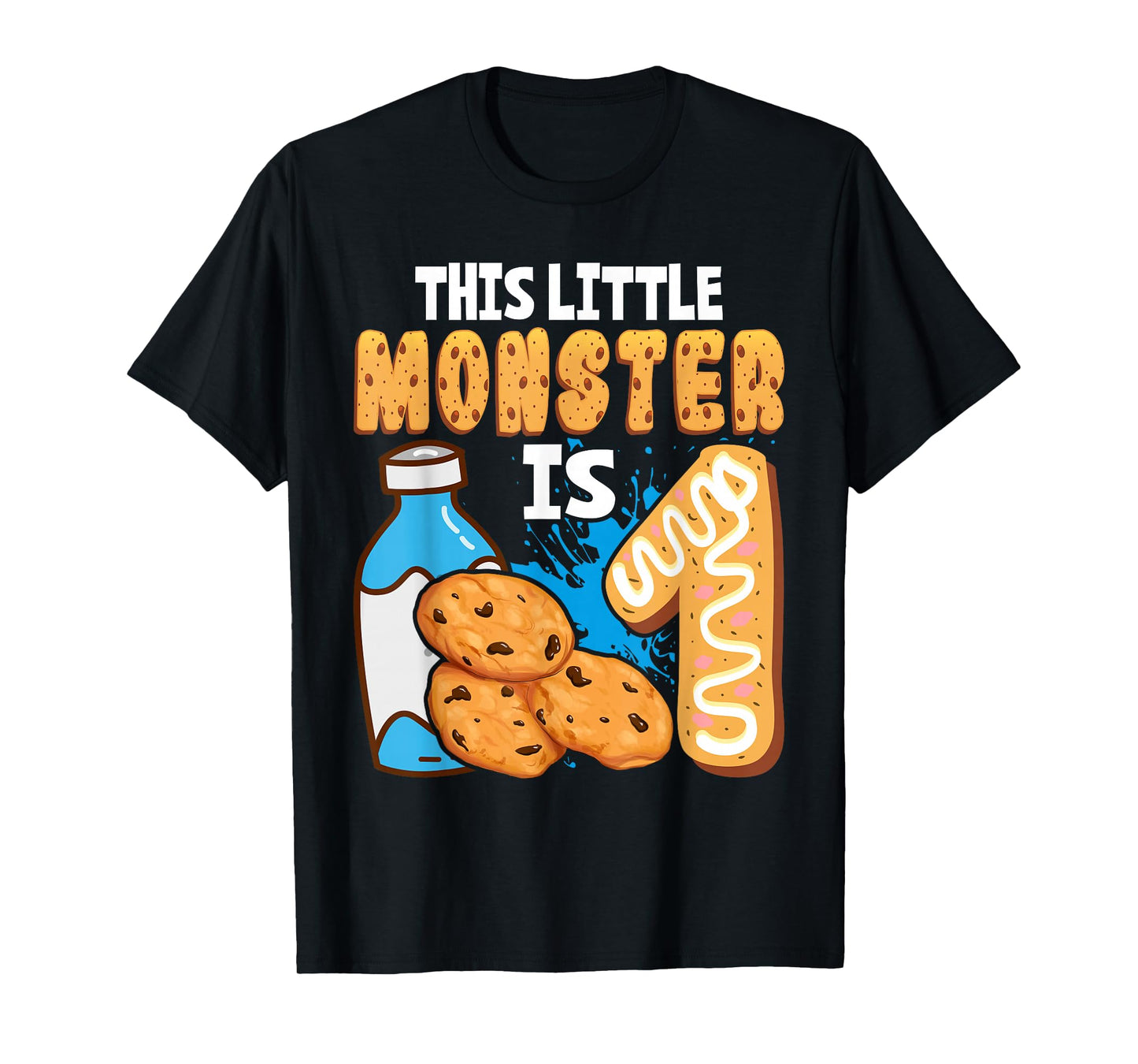 Milk and Cookies 1st Birthday Boy Girl First Birthday Family T-Shirt