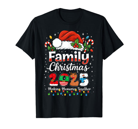 Family Christmas 2025 Matching Outfit Xmas Men Women Kids T-Shirt