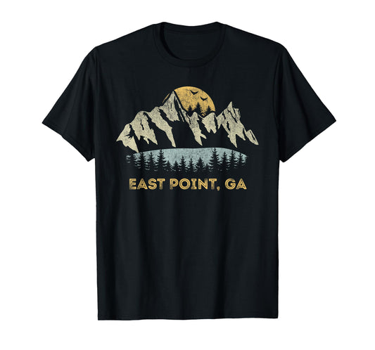 East Point Georgia Mountain Sunset Sunrise GA T-Shirt