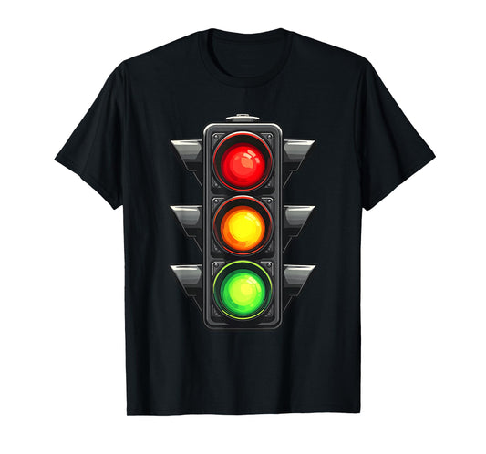 Traffic Light Shirt Adult Kids Traffic Light Costume T-Shirt