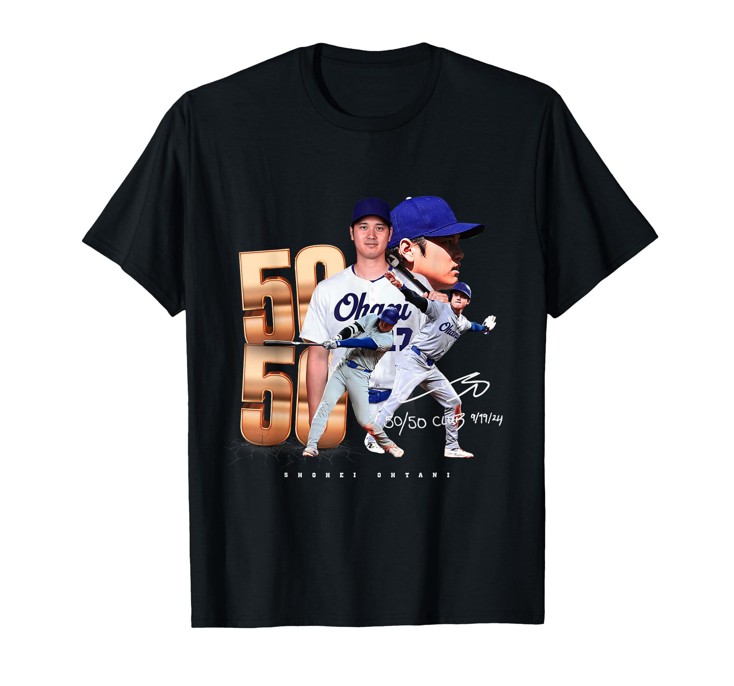 Shohei Ohtani | 50/50 Club | Los Angeles Baseball MLB Player T-Shirt