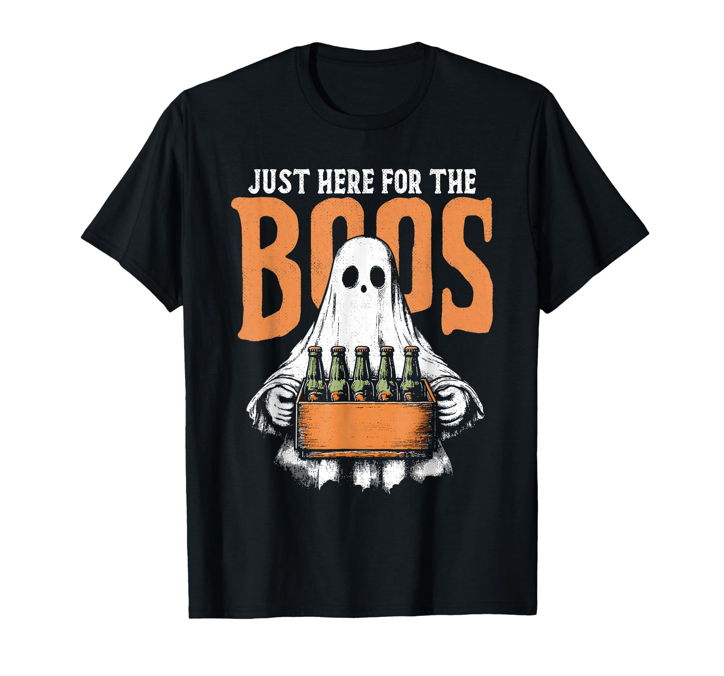 I'm Just Here for The Boos Funny Halloween Ghost Men Women T-Shirt