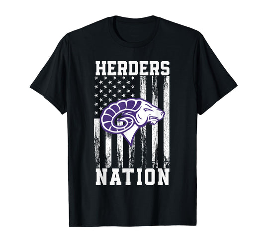 Glenrock Herders Logo Nation HS T-Shirt