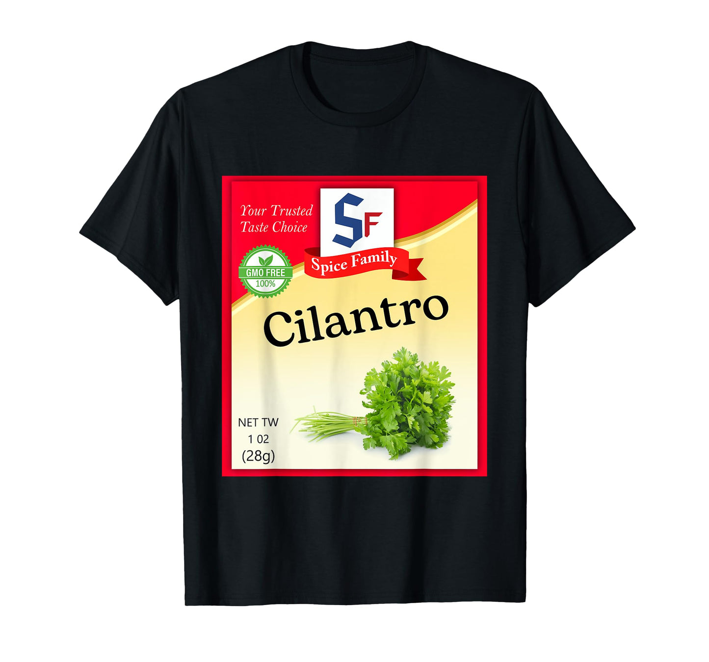 Cilantro Condiment Costume Holiday Spice Costumes T-Shirt