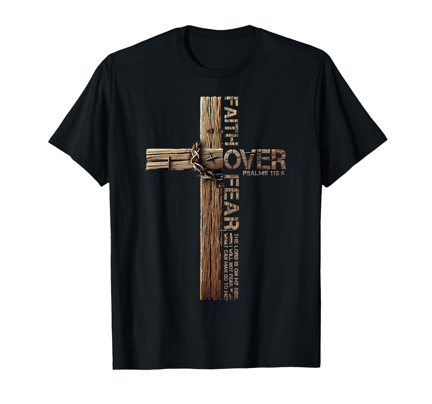 Faith Over Fear Christian Shirts For Men, Believe Jesus T-Shirt