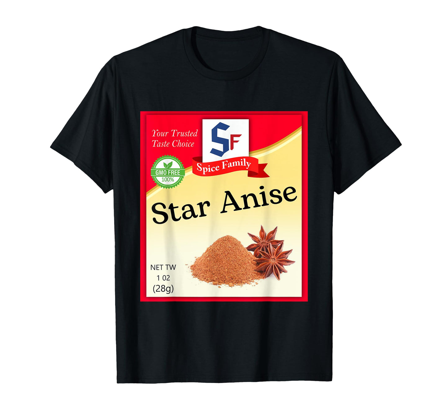 Star Anise Condiment Costume Holiday Spice Costumes T-Shirt