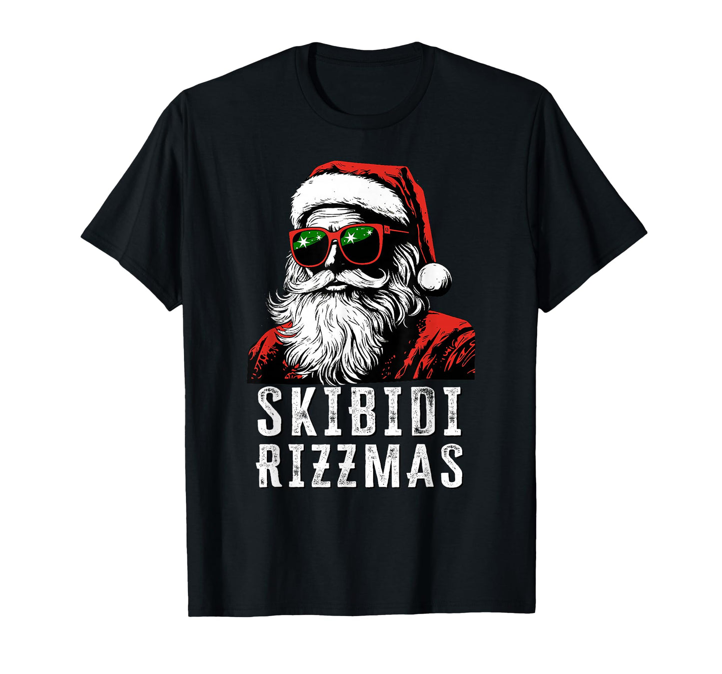 Skibidi Rizzmas Christmas Rizz Santa Claus Charisma Kid Cool T-Shirt