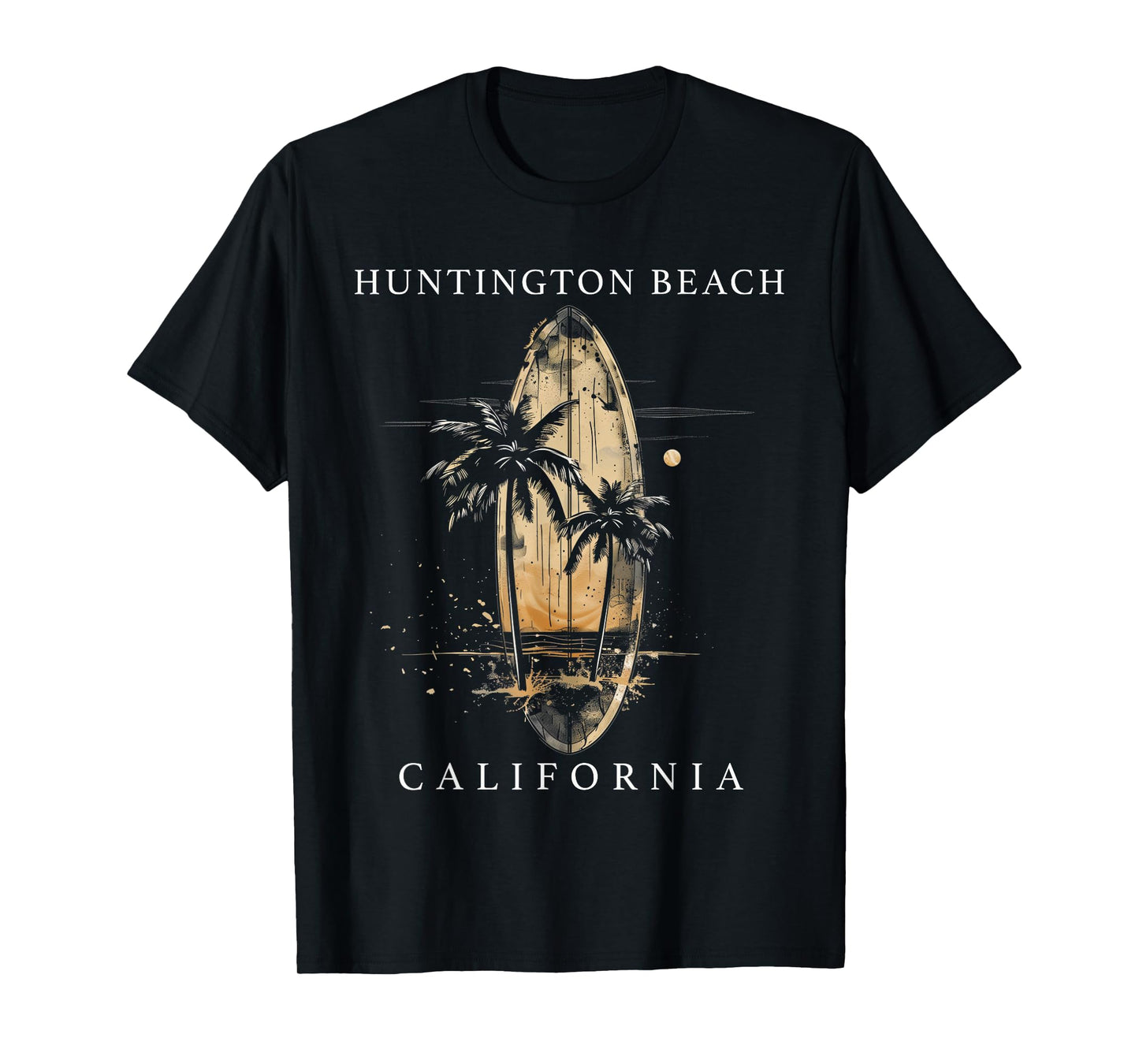 Huntington Beach California Surf Vintage Surfing Surfer T-Shirt for Men Women Kids