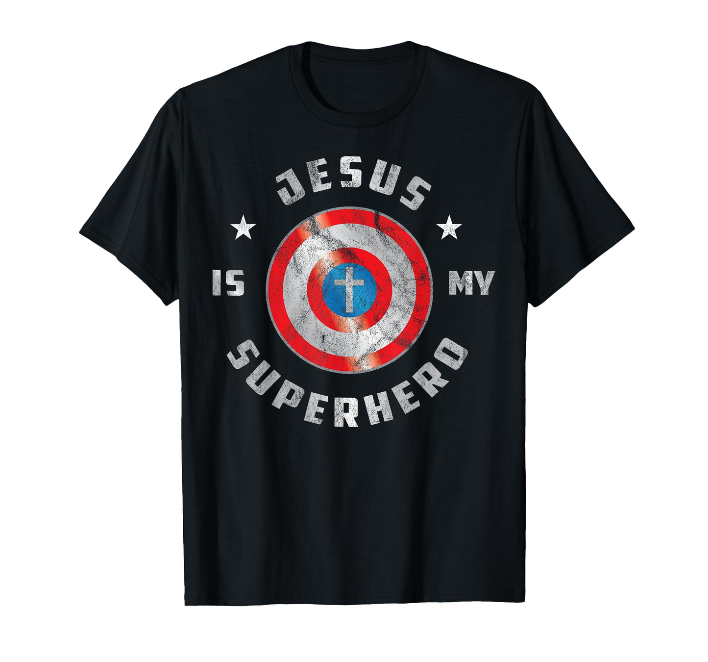Jesus is My Superhero Fun Christian Religious T-Shirt