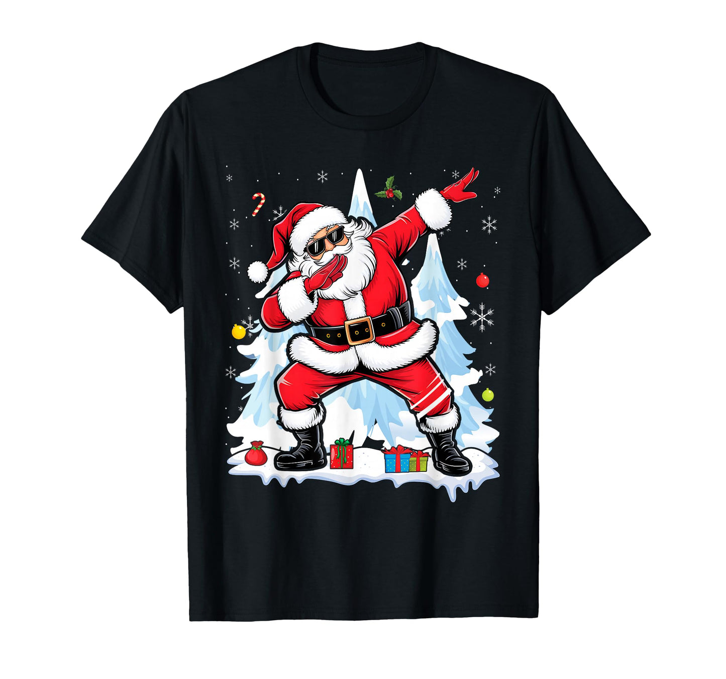 Funny Santa Claus Dab Dance Dabbing Xmas Christmas T-Shirt
