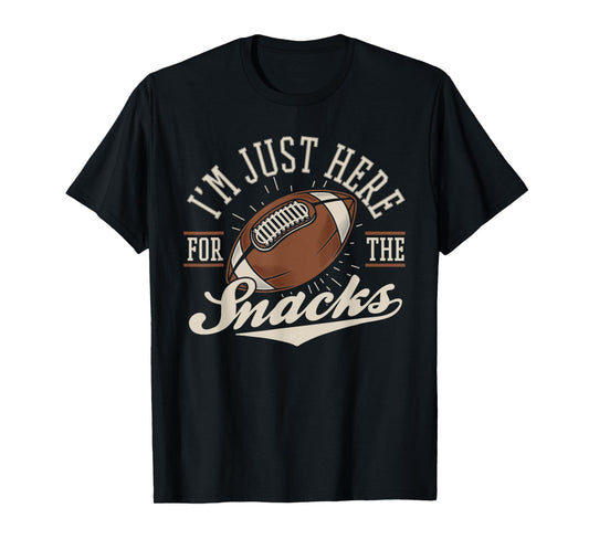 I'm Just Here For The Snacks Funny Fantasy Football League T-Shirt