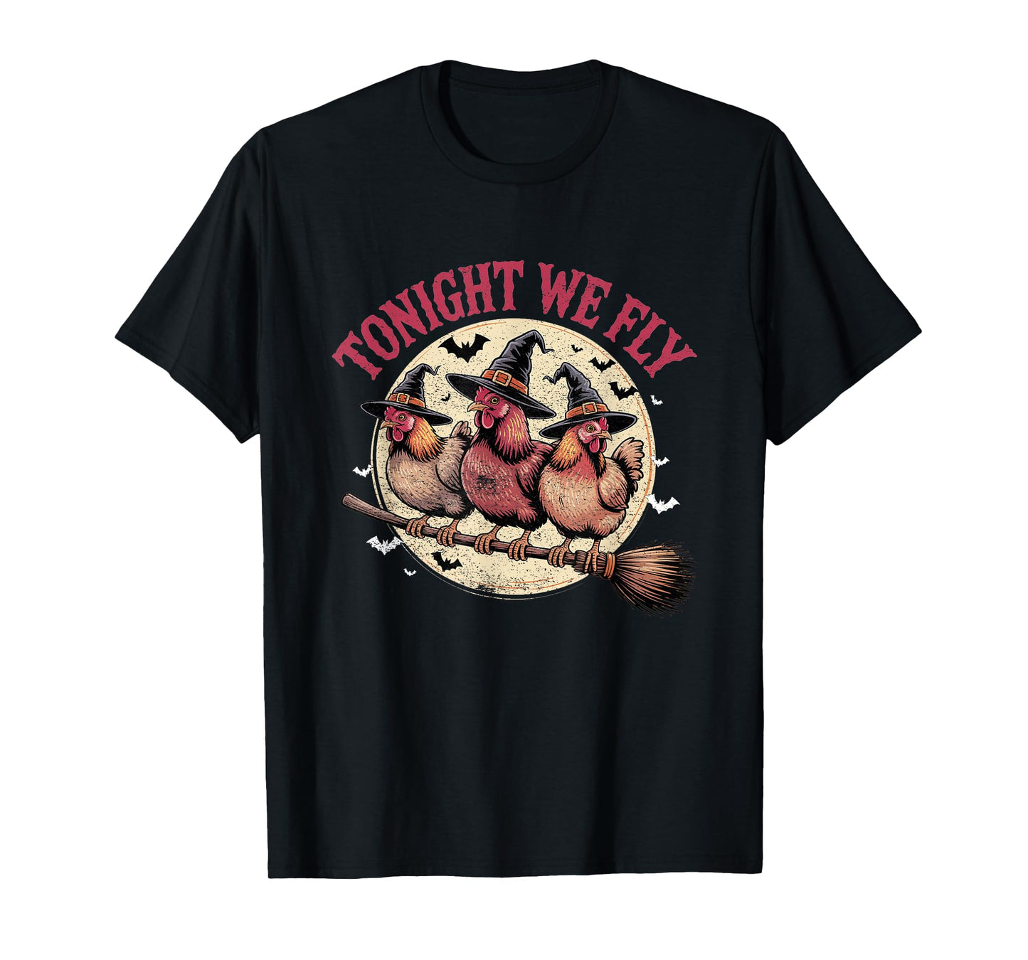 Tonight We Fly Halloween Chicken Fall T-Shirt