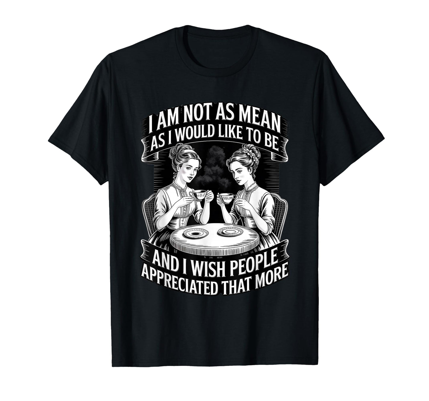 Not As Mean As I Would Like to Be Introverts Ironic Office T-Shirt