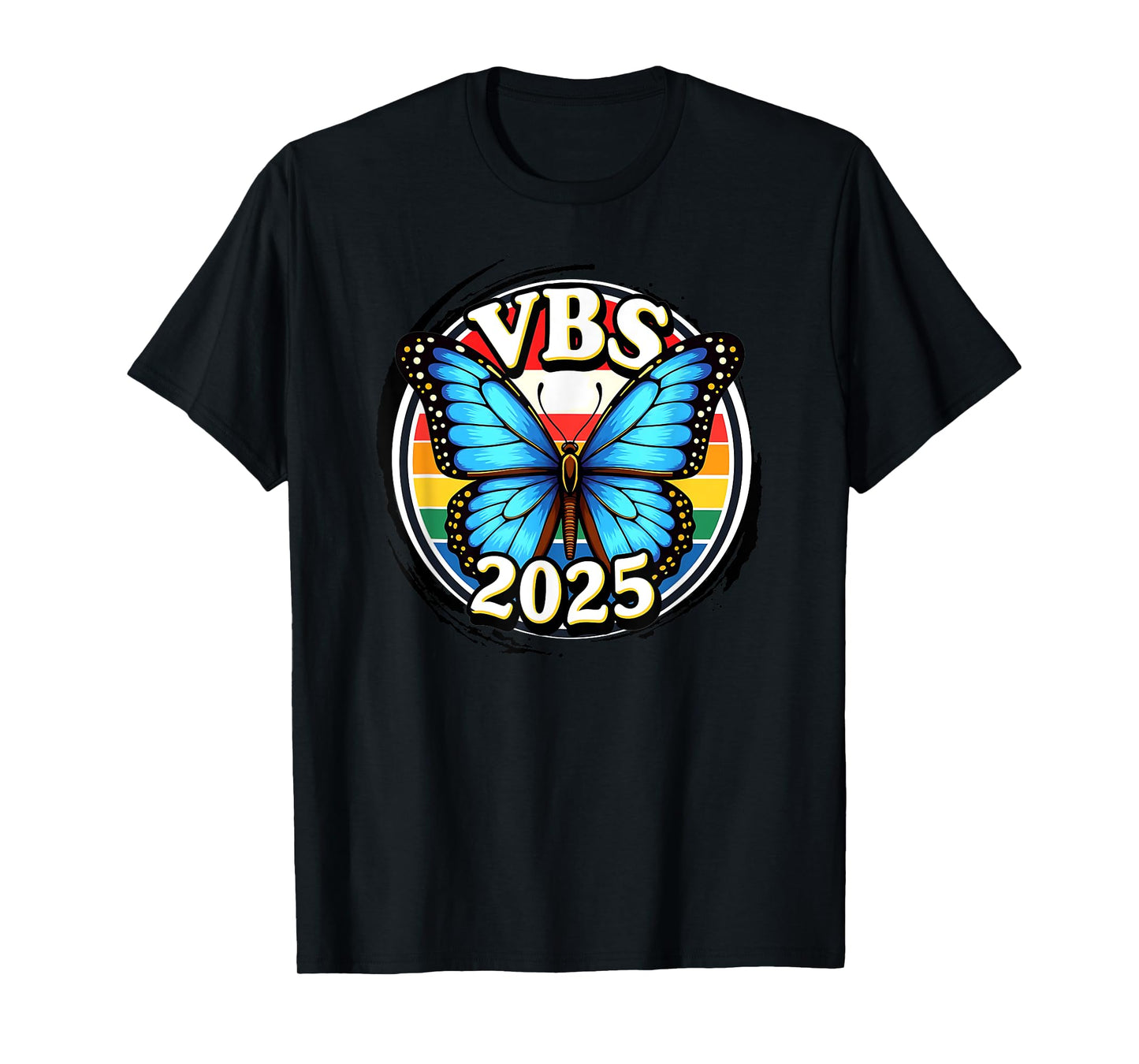 VBS 2025 Magnified Vacation Bible School Butterfly VBS Team T-Shirt